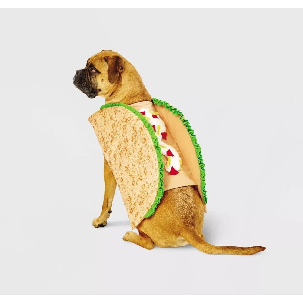 Dog Taco Halloween Dress Up Costume Clothes Plush Padded Hyde And‎ Eek Medium